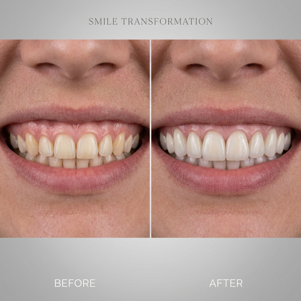 Gum Contouring Before After