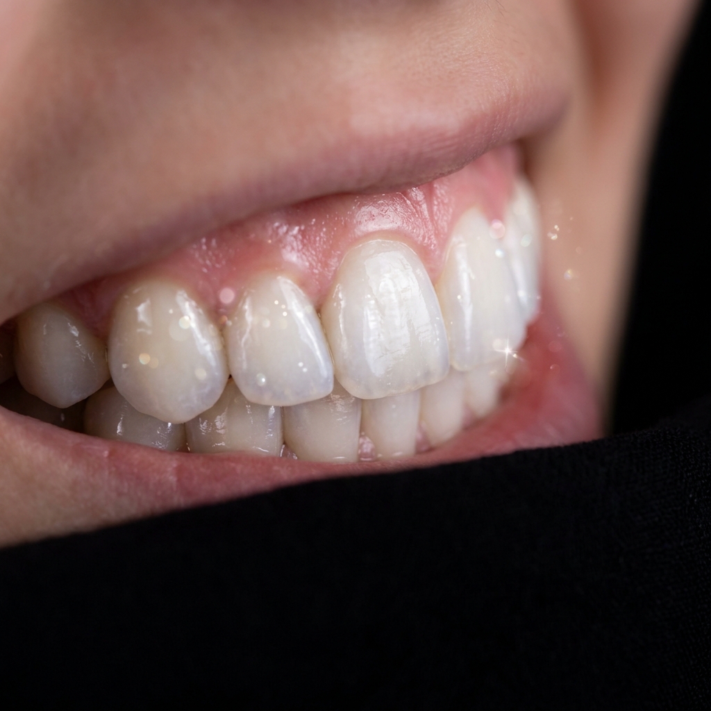 Laser Teeth Whitening Macro