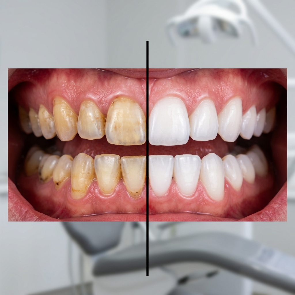 Whitening Before After