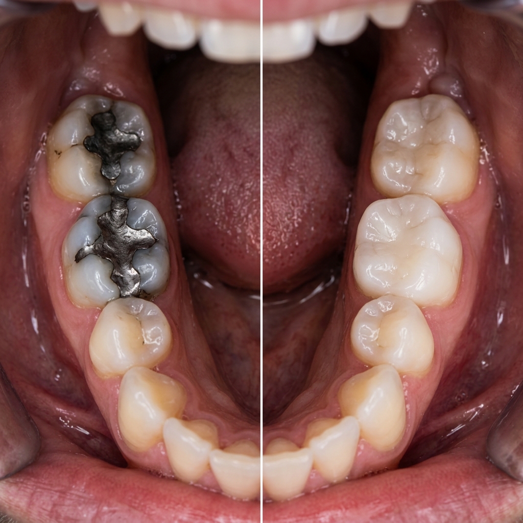 Composite Fillings Before After